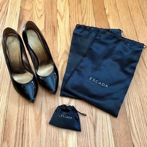 ESCADA Classic Patent Leather Pump
